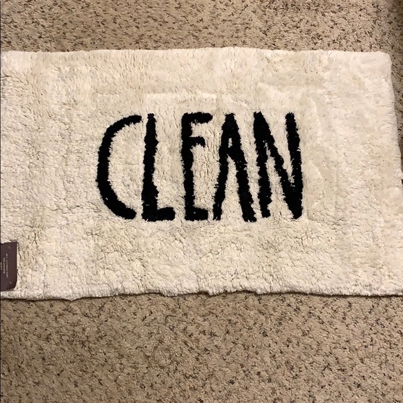 Rae Dunn Other - Rae Dunn “clean” bath mat